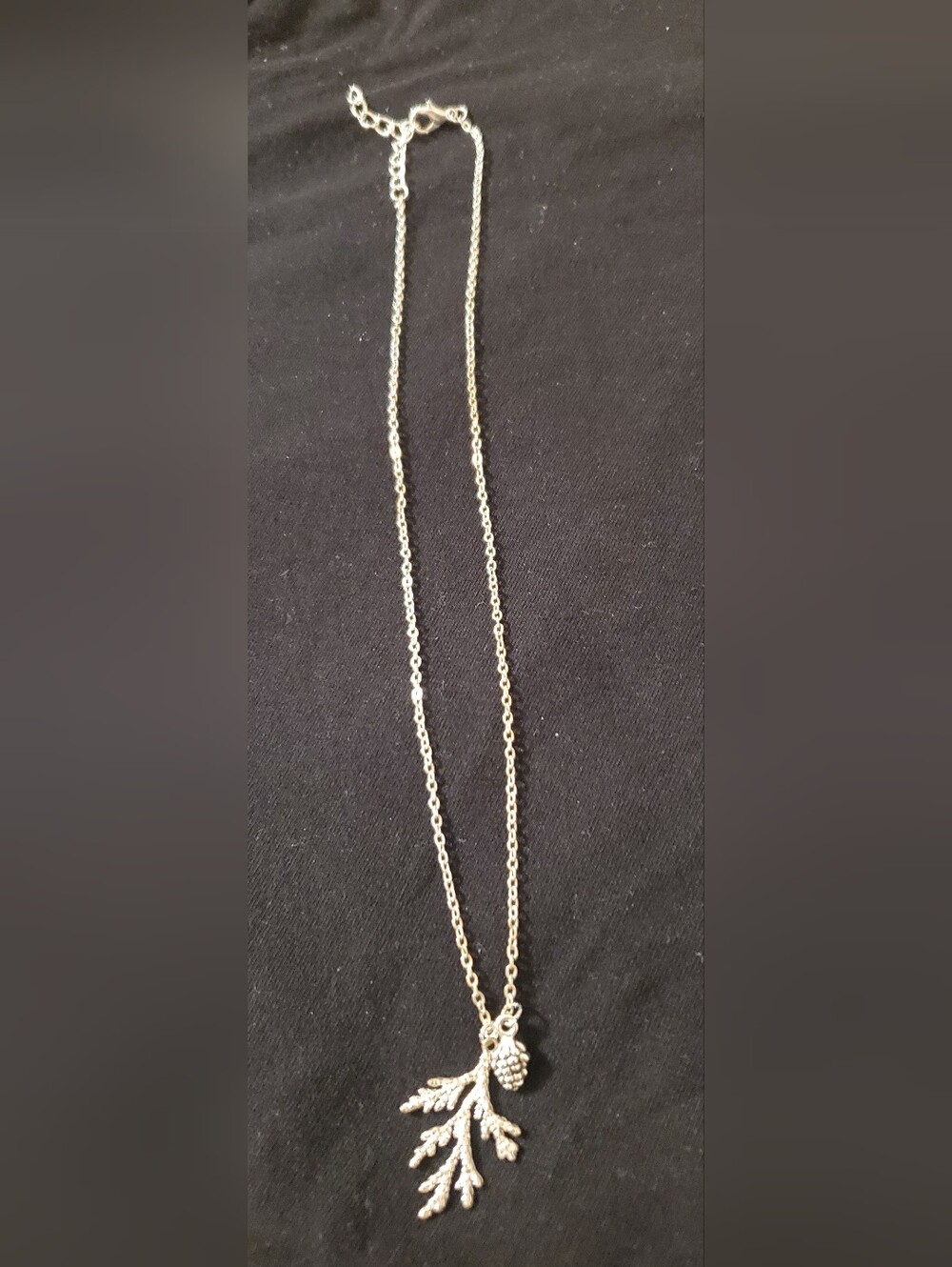 Delicate Silver-Tone Pendant Necklace - Women Jewelry